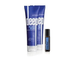 2 doTERRA Deep Blue Rub ir Deep Blue Eterinių Aliejų Mišinys
