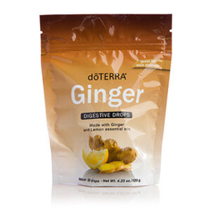 doTERRA Ginger and Lemon Pastilles for Better Digestion (doTERRA Ginger Drops) 120g