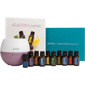doTERRA Essential Oil Kit Home Essentials Kit with DoTERRA Petal 2.0 Diffuser