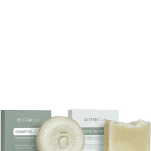 dōTERRA hair Shampoo & Conditioner Bars with Tray Set (Cietā šampūna un kondicioniera komplekts ar paplāti)