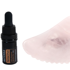 doTERRA Rožinio kvarco Gua Sha akmuo ir Yarrow|Pom (5 ml)